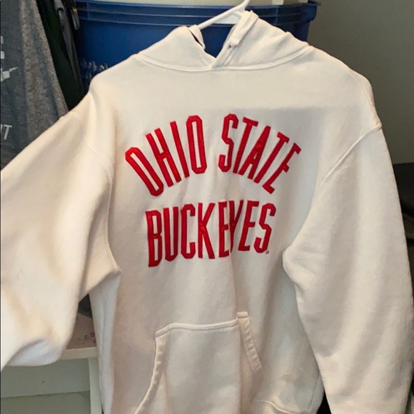 white ohio state sweatshirt